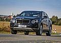 Erprobungsfahrzeug Bentley Bentayga Diesel.  Foto:Bentley